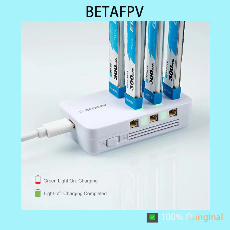 Drone Racing Charger - BETAFPV 6 ポート 1S リポバッテリー充電器 Type-C