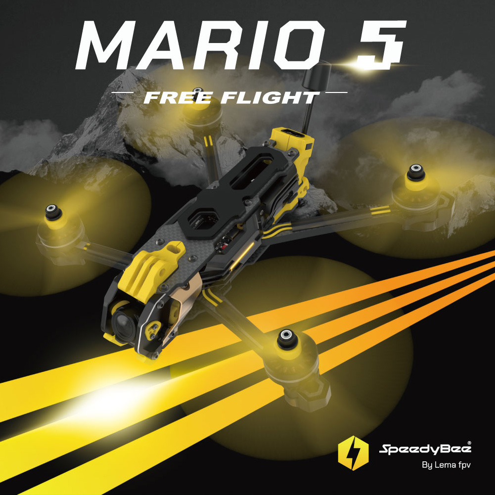 SpeedyBee マリオ 5 フレーム 5 インチ DC  - Drone Racing Gate のレビューと価格