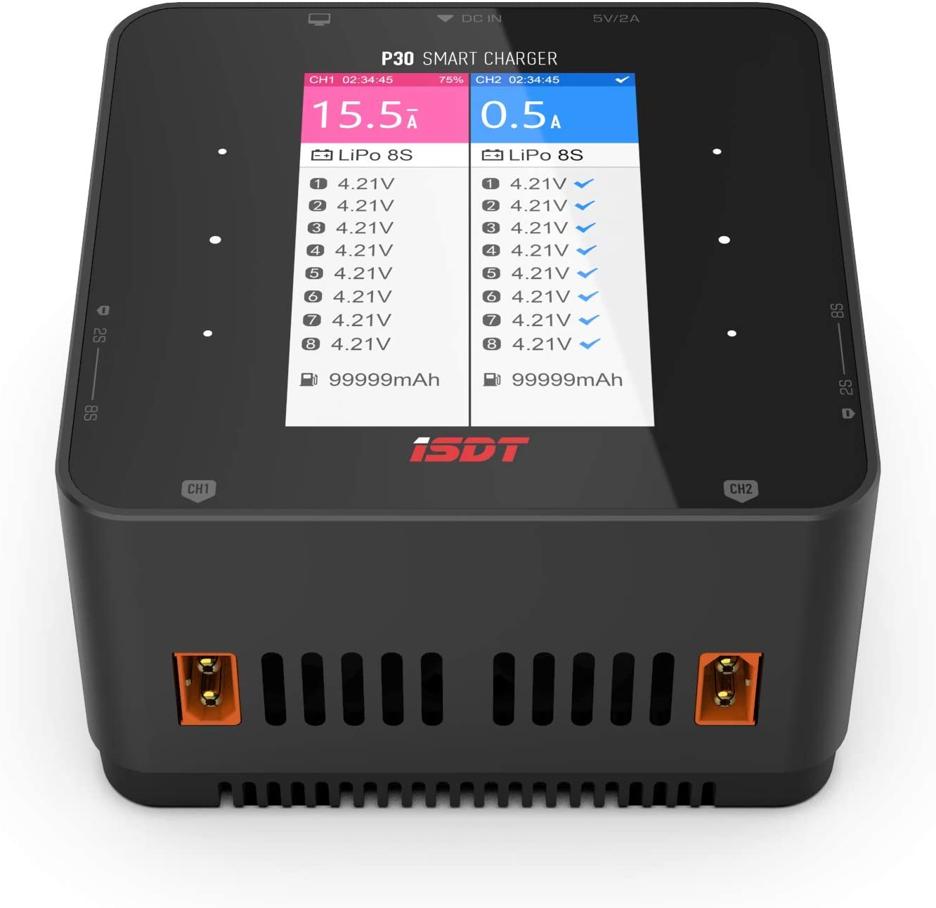 ISDT P30 デュアルバランスチャージャー 信号チャンネ - Drone Racing Charger のレビューと価格
